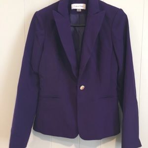 Calvin Klein Purple Blazer